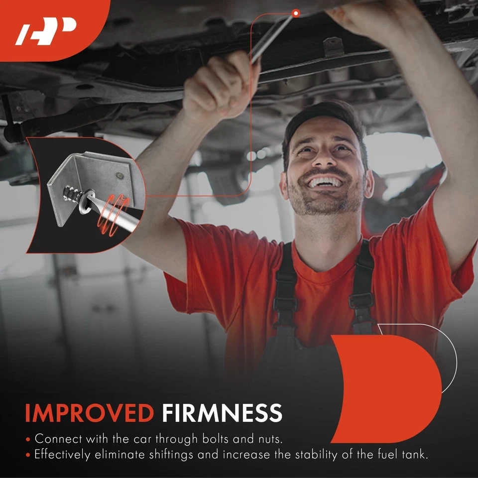 2x correas de tanque de combustible de acero para Chevrolet P20 1981-1989 P30 1981-1999 GMC P3500 Foto 4 de 4