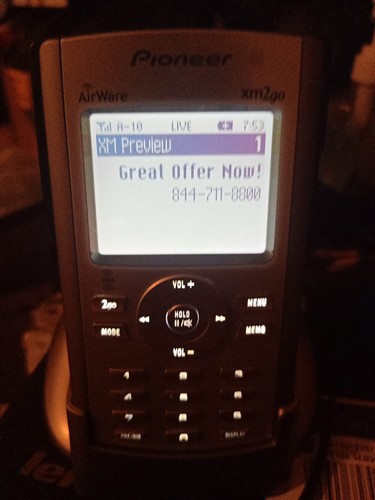 Pioneer AirWare XM2go Gray Portable XM REPLACEMENT Satellite Radio ONLY Great Co - Picture 3 of 4
