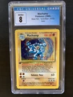 Pokemon Machamp Base Set 1st (FIRST) EDITION 1999 Holo #8 CGC 8 (like PSA 8.5)