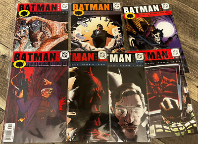 BATMAN 584 585 586 587 589 590  DC COMICS 2000 LOT VF+ BRUBAKER McDANIEL