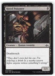 Hired Poisoner #72 Guilds of Ravnica Magic: The Gathering