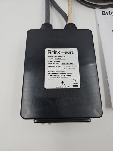 Briskheat SDC120KC-A Digital Temperature Controller 120V K-Type NEW Plug-N-Play - Picture 3 of 5