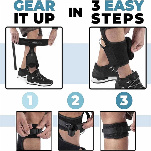 Concealed Ankle Holster Leg gun Holder Hidden Carry with Magazine Holder - Picture 7 of 15