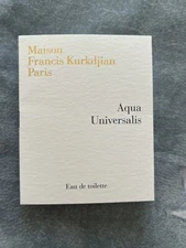 MAISON FRANCIS KURKDJIAN PARIS AQUA UNIVERSALIS TOILETTE 2ML 0.06 FL OZ NEW