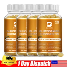 1-4Packs 120 capsules Glucosamine Chondroitin MSM Triple Strength Joint Support