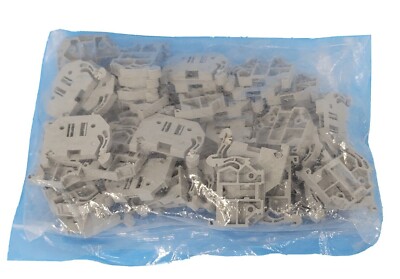 LOT OF 51 NEW WAGO 249 END STOPS FOR TERMINAL BLOCK 249 SERIES GREY
