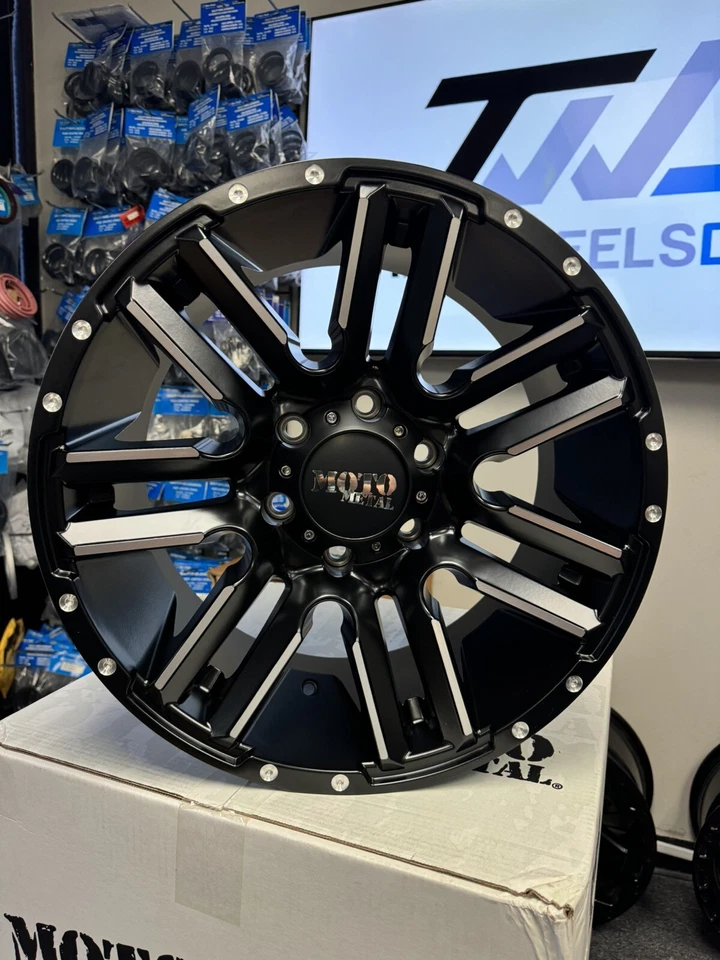 (Juego de 4) Llantas Moto Metal MO978 RAZOR 18x9 6x139,7 +18 mm Negro Llantas 18"" Foto 4 de 4