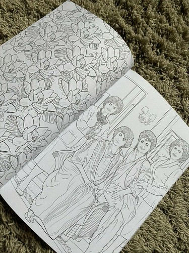 Rare - Brand NEW - The Golden Girls Official Large Colouring Book - 100 Images - Picture 5 of 9