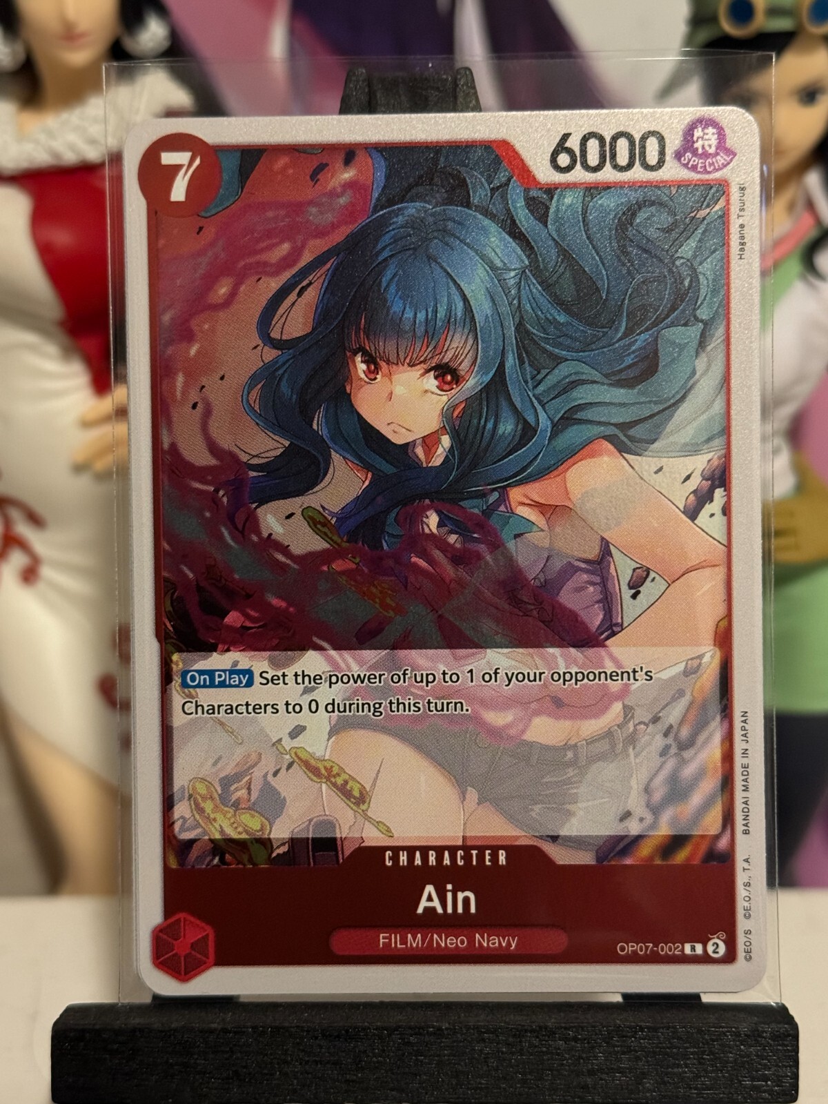 One Piece CG 4 Ain OP07-002 500 Years in the Future Rare!