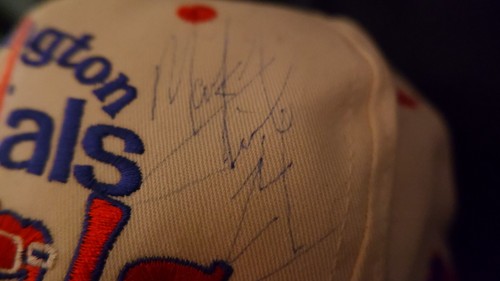 80s Washington Capitals Cap | #1 Apparel NHL Snapback Hat | Signed Mark Tinordi - Picture 4 of 10