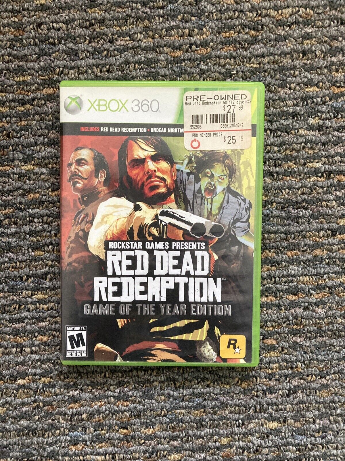 Red Dead Redemption: Game of the Year Edition, Rockstar Games, Xbox  One/360, 710425490071