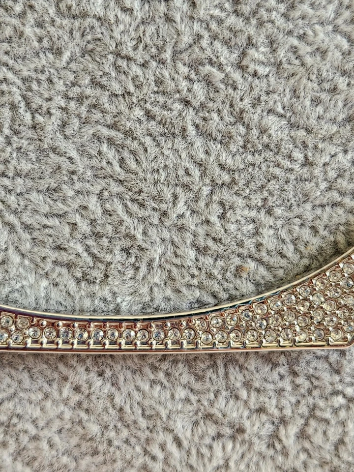 Collar Vince Camuto Pavé 20" Cristal Frontal Tono Plateado Foto 3 de 4
