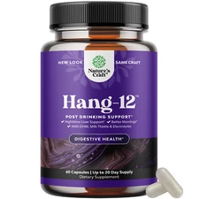 Nighttime Liver Detox & Hydration Pills - Pre and Post Drinking Recovery 60ct