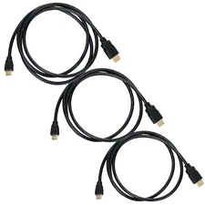 ChromaCast 3 Pack (3ft, 5ft, 10ft) High Def Multimedia Interface MINI Cable