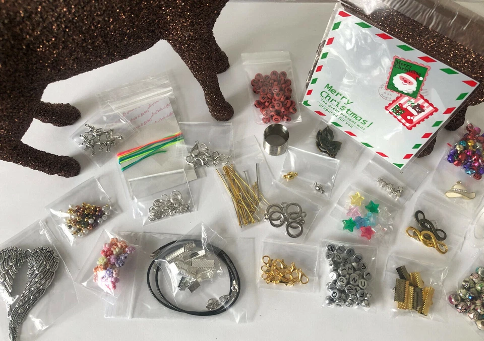 Limitierte Schmuck-Bastel-Posten-Box Armband Kette Ohrringe selber machen ANGEBO - Bild 4 von 4