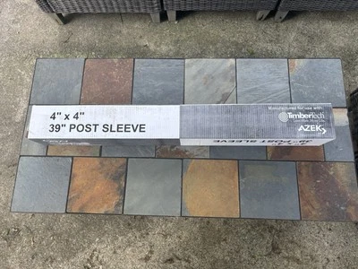 Unopened Black 39’’ POST SLEEVE TimberTech: Eight In Total - Image 1 of 4