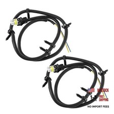 2 Pcs ABS Wheel Speed Sensor Wiring Harness Rear Left Right 10340314 10340316