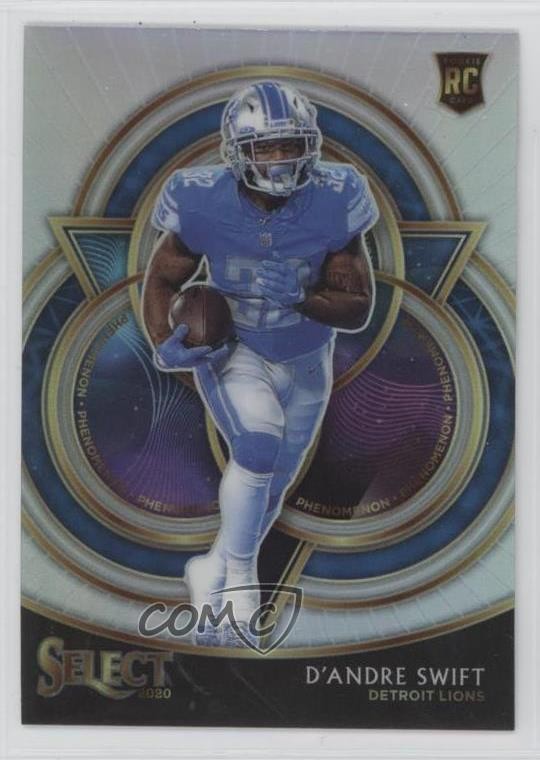 2020 Panini Select Phenomenon Silver Prizm D'Andre Swift #P22 18z2