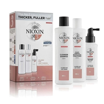 Nioxin System #3 Kit Shampoo Conditioner 10.1 + Treatment 3.38oz  fine hair