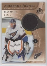2005 SP Game Used Edition Authentic Fabrics 3/75 Olaf Kolzig #AAF-OK Auto 0uj7