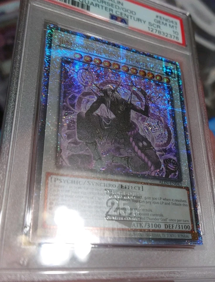 Juraishin, the Cursed Thunder God (Quarter Century Secret Rare) ALIN-EN043 - Image 3 of 4