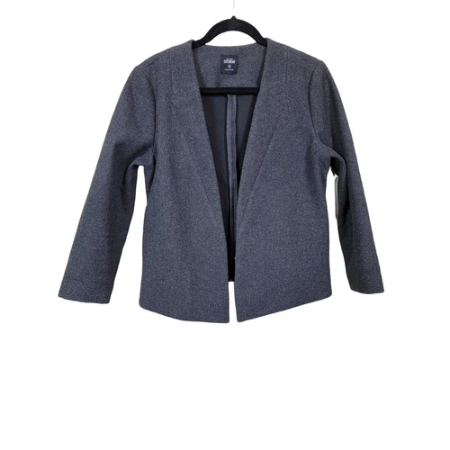 Giacca blazer Kate Spade sabato aperto davanti taglia media tasche misto lana