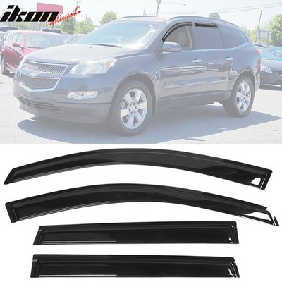 Auto Vent Shade 94161 Side Window Deflectors, 4-Piece Set For 2009-2017 Chevrolet Traverse, Dark Smoke - View #12