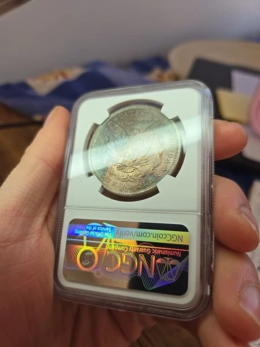 1896 NGC MS65 Morgan Silver Dollar Double Sided Toner