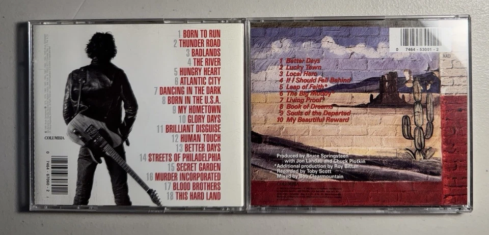 BRUCE SPRINGSTEEN - 2 CD Lot: Greatest Hits + Lucky Town - VERY GOOD! FREE S/H - Image 2 of 4