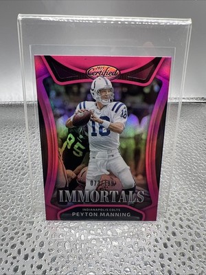2025 Certified Immortals Mirror Pink IM-PMG Peyton Manning /199 - Indy Colts HOF