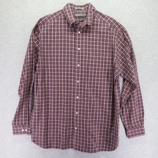 Daniel Cremieux Shirt Mens LT Large Tall Signature Button Up Plaid Long Sleeve