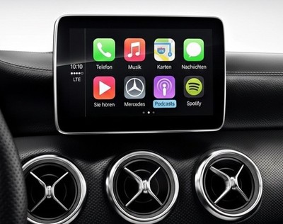 Mercedes Benz A B CLA CLS E GLA GLE E SL Apple Carplay Android Auto