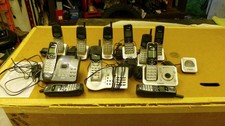 VTECH HANDSET CORDLESS PHONES AND ANSWERING SYSTEM LOT OR 11 PHONES TOTAL