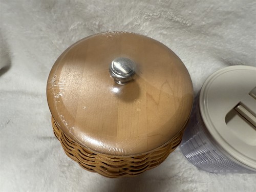LONGABERGER BIENENSTOCK KEKSDOSE KORB & DECKEL MIT LUFTDICHTEM DECKELEINSATZ - Bild 6 von 14