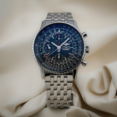 2017 Breitling Navitimer 1884 Black Dial Limited Edition Full Set On Bracelet