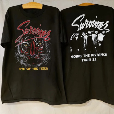 Eye Of The Tiger Going The Distance Survivor TShirt Cotton RI_102