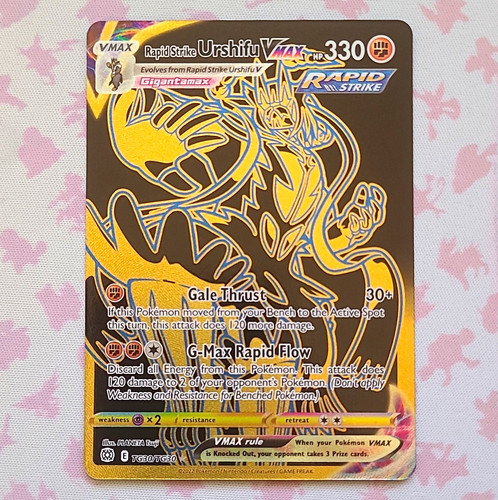 Rapid Strike Urshifu VMAX TG30/TG30 Brilliant Stars Full Art Trainer Gallery