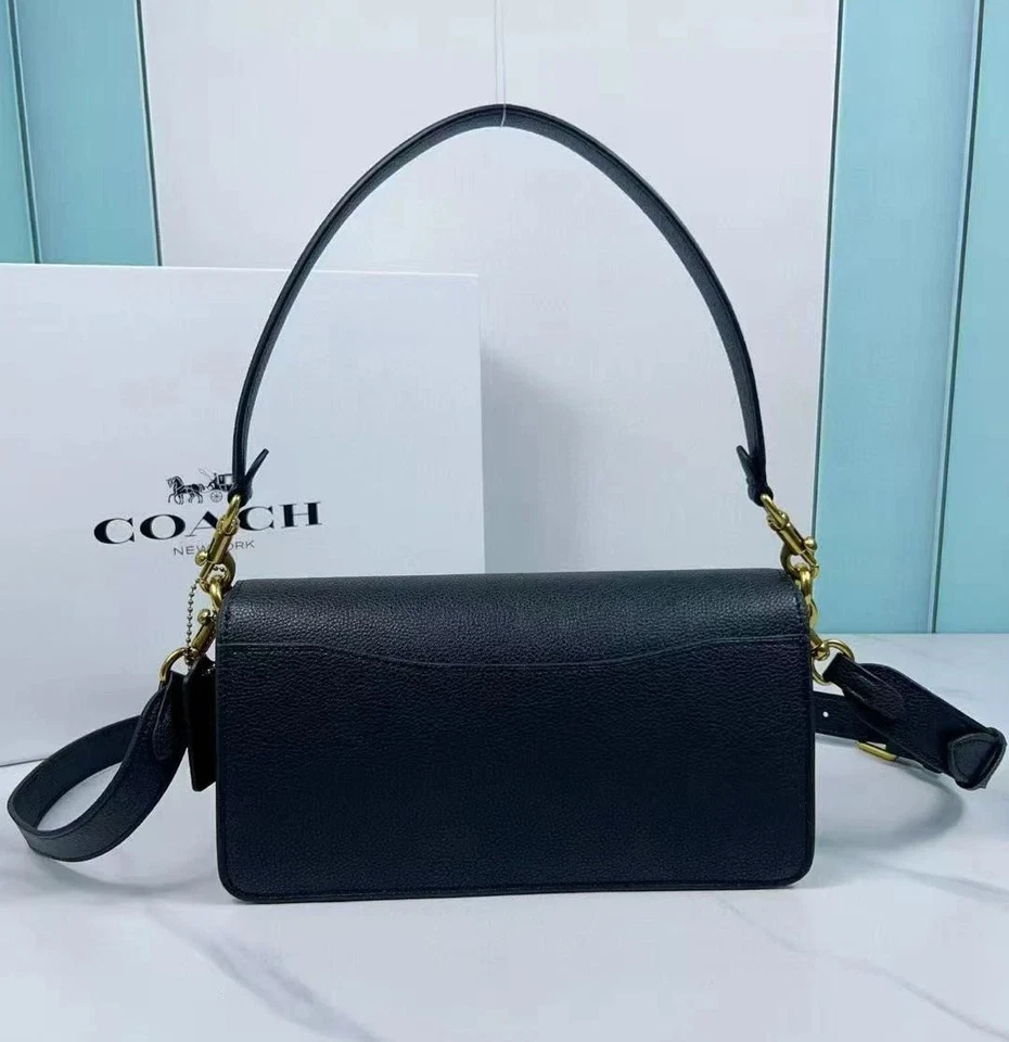 Coach 73995 Tabby 26 2Way наплечная сумка из черной кожи розетка совершенно новый - Изображение 2 из 3