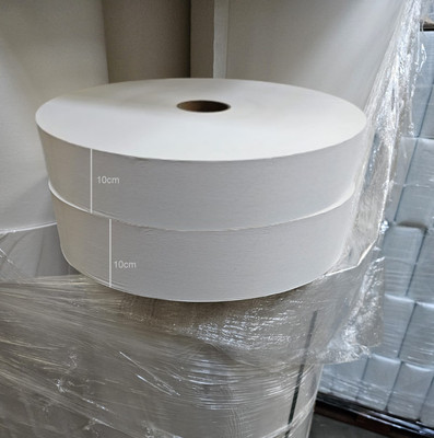 2 x Jumbo Teebeutel dünne Seidenpapierrolle kein Mittelfutter blau M.sm