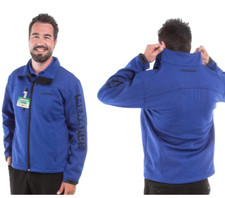 NWOT Menards Uniform Employee Full Zip Fleece Lined Soft Shell Jacket Men's L