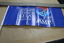 Sydney Olympics 2000 AMP torch relay small approx 285mm x 150mm