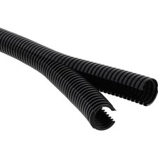 Wiska 10107137 BCAV-23-D-BK Corrugated Pipe Black 20.5mm 50m