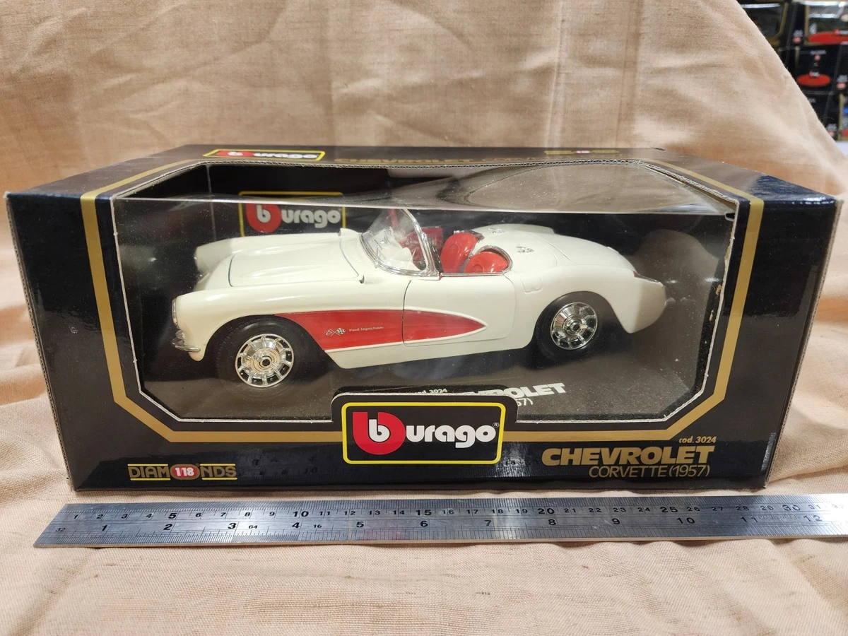 1:24 Bburago 1957シボレー・コルベット　ミニカー Burago Chevrolet Corvette 1957 for sale | eBay