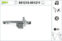 Valeo Fensterheber 851210 FüR Peugeot 208 1 2008 Van 2 Vti Gpl Puretech 130 Thp