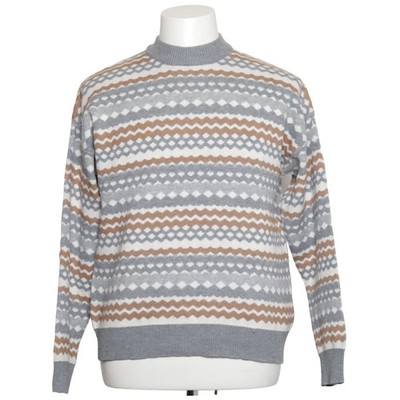 Colin's, Strickpullover, Größe: L, Grau/Mehrfarbig, Chevron, Musterstrick #oup