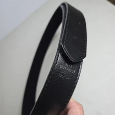 Dutyman 5111 1-1/2" Plain Leather Buckleless Inner Belt, Black 32/34