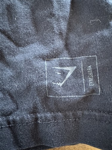 Gymshark Power T-Shirt Tee Size M Black Spellout On Sleeves Oversized Fit Gym - Picture 7 of 11