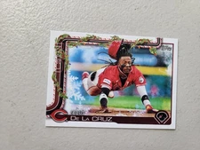 2025 Topps Holiday Elly De La Cruz Cincinnati Reds H97 NM Free Shipping