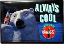 1993 Coca‑Cola Polar Bear Pin NOS Vintage Advertising