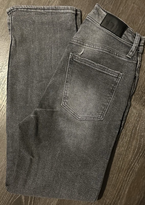 PISTOLA Distressed Gray Jeans Women’s Size 26 Ladies Straight Leg Jeans